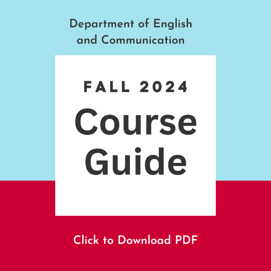 Click to download the Fall 2024 English and Communication Course Guide