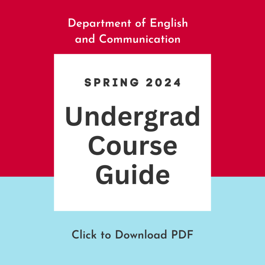 Click to download the 2024 Spring Undergraduate Course Guide for English and Communication